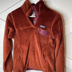 PATAGONIA SIZE SMALL RUST BROWN POPOVER